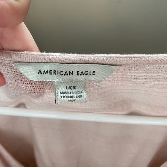 pink american eagle top - Picture 3 of 3